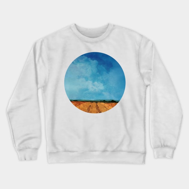 Hay Bails Crewneck Sweatshirt by KatherineBlowerDesigns